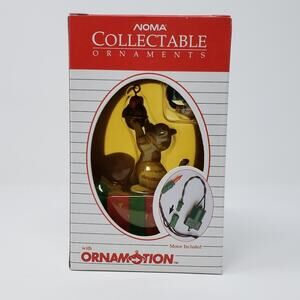 Noma Collectable motorized Easter Bunny Holiday ornament